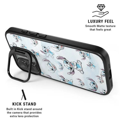 Disney Lilo and Stitch Pattern iPhone 17 Kickstand Case