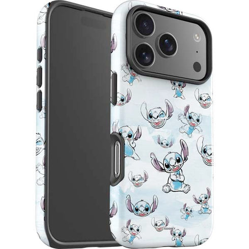 Disney Lilo and Stitch Pattern iPhone 17 Pro Impact Case