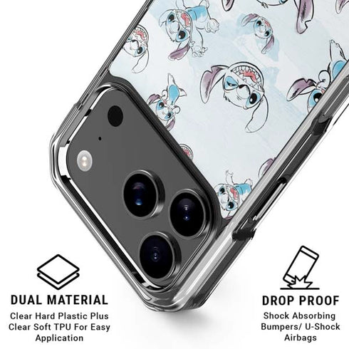 Disney Lilo and Stitch Pattern iPhone 17 Pro MagSafe Case