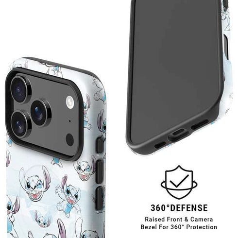Disney Lilo and Stitch Pattern iPhone 17 Pro Magsafe Impact Case