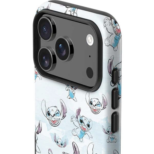 Disney Lilo and Stitch Pattern iPhone 17 Pro Max Impact Case