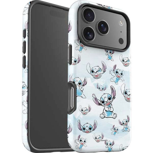 Disney Lilo and Stitch Pattern iPhone 17 Pro Max Impact Case
