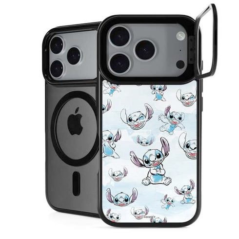 Disney Lilo and Stitch Pattern iPhone 17 Pro Max Kickstand Case