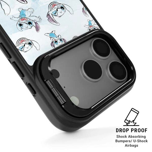 Disney Lilo and Stitch Pattern iPhone 17 Pro Max Kickstand Case