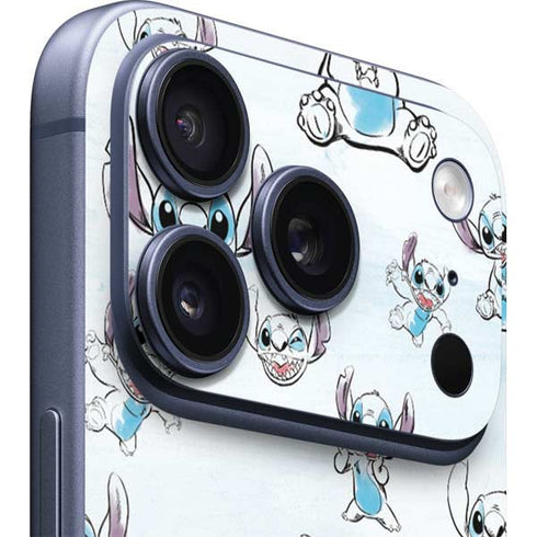 Disney Lilo and Stitch Pattern iPhone 17 Pro Skin
