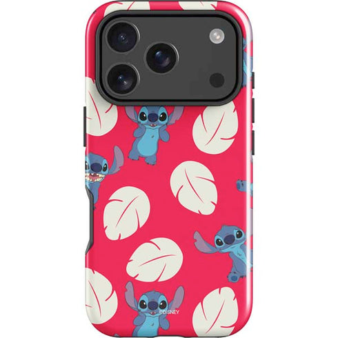 Disney Lilo and Stitch Character Pattern iPhone 18 Pro Impact Case