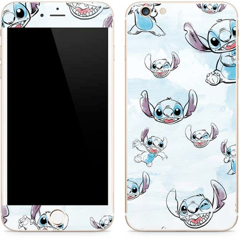 Disney Lilo and Stitch Pattern iPhone 6/6s Plus Skin