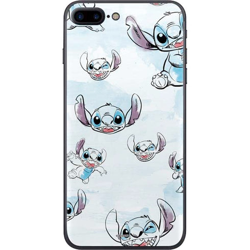 Disney Lilo and Stitch Pattern iPhone 8 Plus Skin