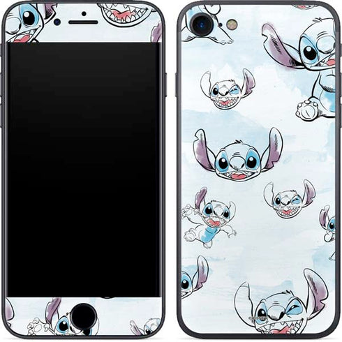 Disney Lilo and Stitch Pattern iPhone 8 Skin