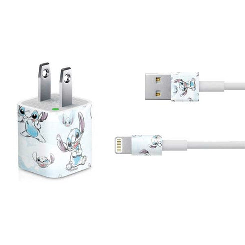 Disney Lilo and Stitch Pattern iPhone Charger (5W USB) Skin