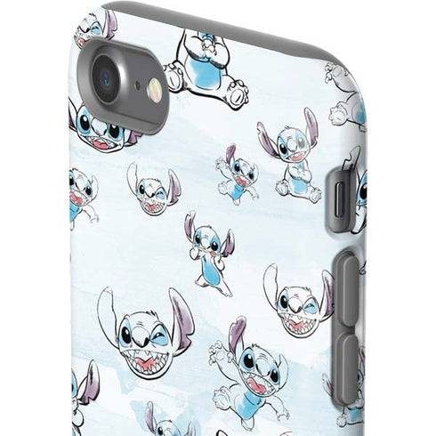 Disney Lilo and Stitch Pattern iPhone SE (2nd & 3rd Gen) Pro Case