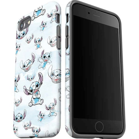 Disney Lilo and Stitch Pattern iPhone SE (2nd & 3rd Gen) Pro Case