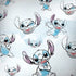 Disney Lilo and Stitch Pattern iPhone X Skin