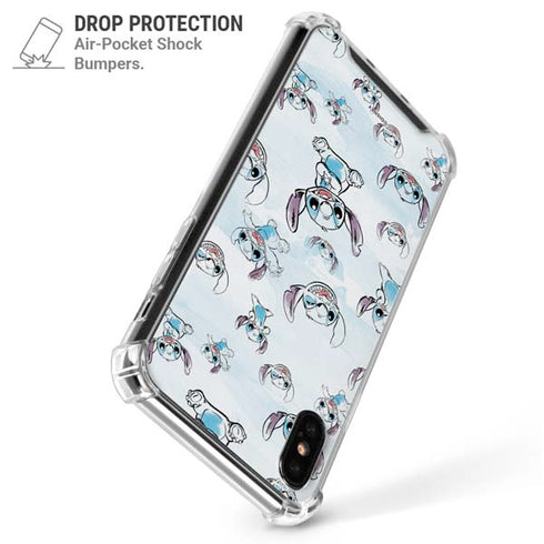 Disney Lilo and Stitch Pattern iPhone X/XS Clear Case