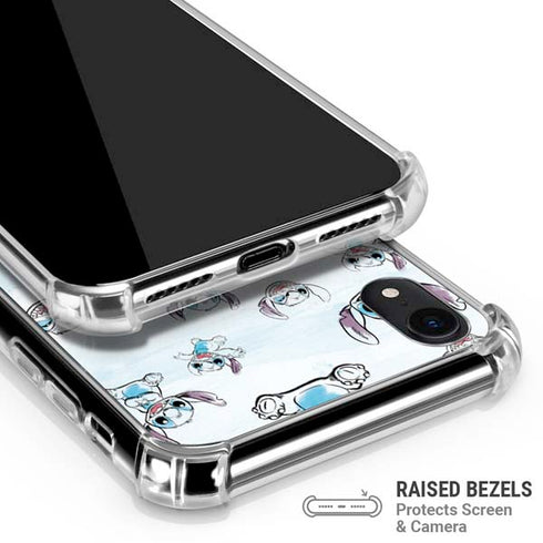 Disney Lilo and Stitch Pattern iPhone XR Clear Case