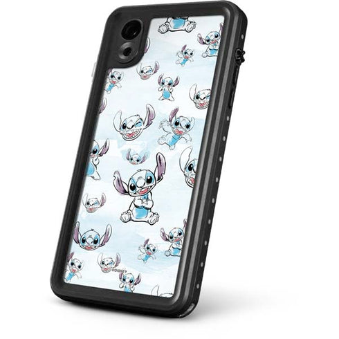 Disney Lilo and Stitch Pattern iPhone XR Waterproof Case