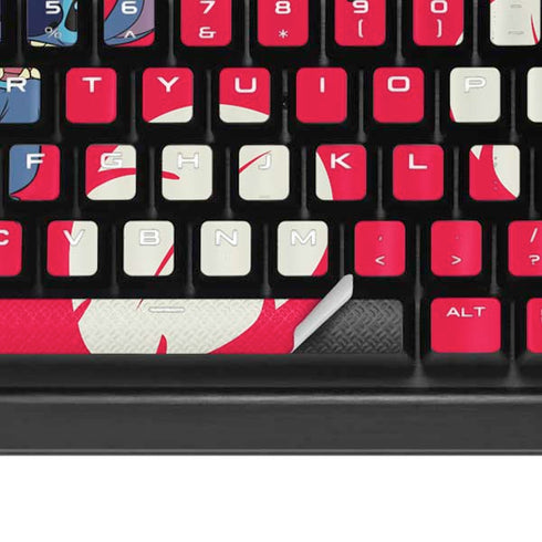Disney Lilo and Stitch Character Pattern K95 RGB PLATINUM Mechanical Gaming Keyboard Skin