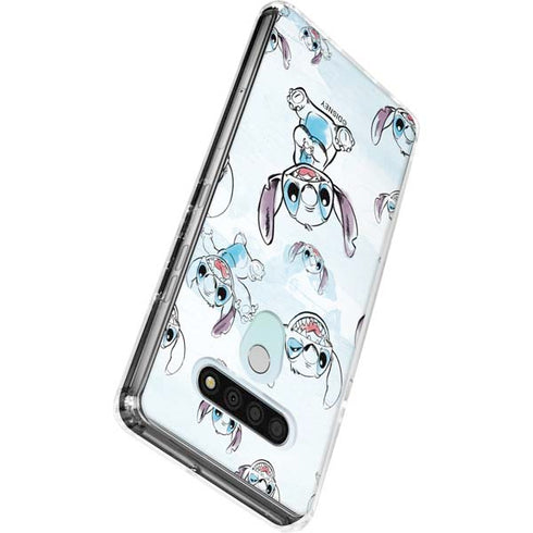 Disney Lilo and Stitch Pattern LG Stylo 6 Clear Case