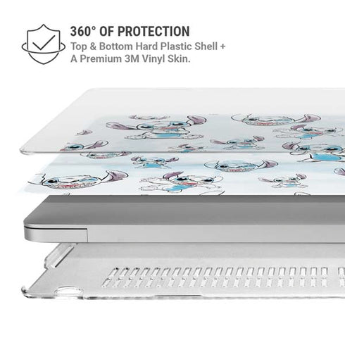 Disney Lilo and Stitch Pattern MacBook Pro 15in (2016-19) Case plus Skin
