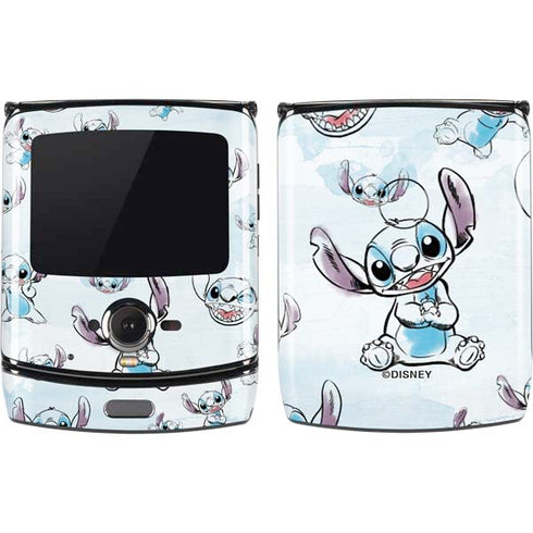 Disney Lilo and Stitch Pattern Motorola RAZR Skin