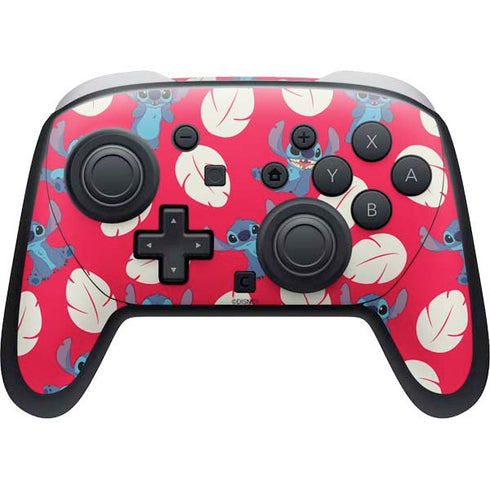 Disney Lilo and Stitch Character Pattern Nintendo Switch 2 (2025) Pro Controller Skin