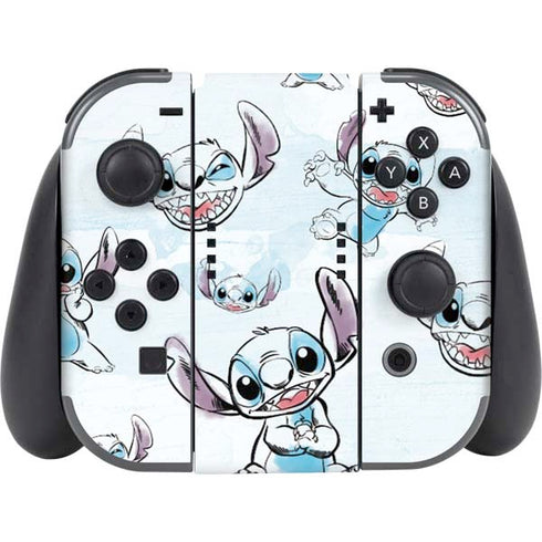Disney Lilo and Stitch Pattern Nintendo Switch (2017-2021) Joy-Con Controller Skin