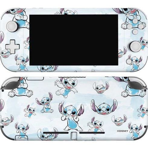 Disney Lilo and Stitch Pattern Nintendo Switch Lite Skin