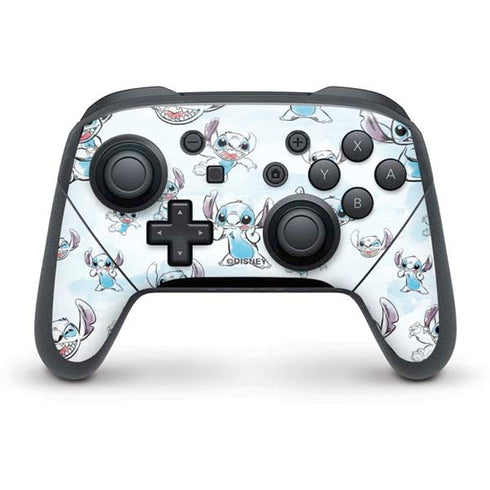 Disney Lilo and Stitch Pattern Nintendo Switch Pro Controller Skin
