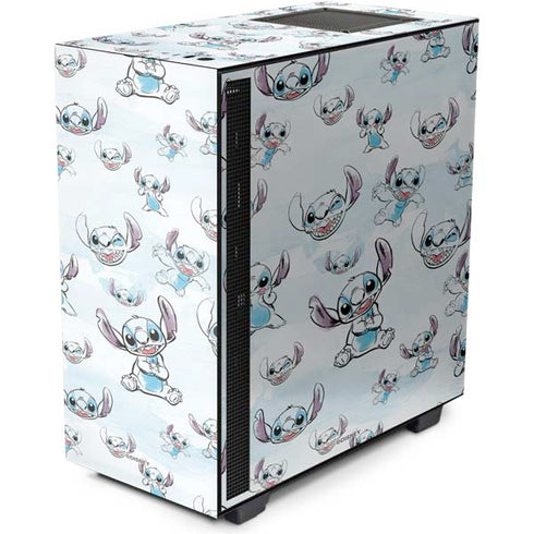 Disney Lilo and Stitch Pattern NZXT H510 Compact ATX Mid-Tower Case Skin