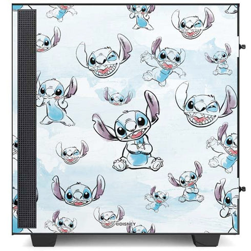 Disney Lilo and Stitch Pattern NZXT H510 Compact ATX Mid-Tower Case Skin