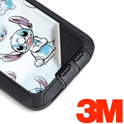 Disney Lilo and Stitch Pattern Otterbox Defender Galaxy Skin