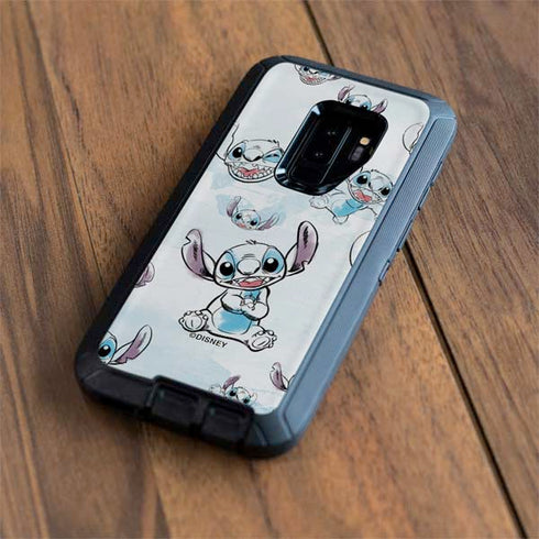 Disney Lilo and Stitch Pattern Otterbox Defender Galaxy Skin