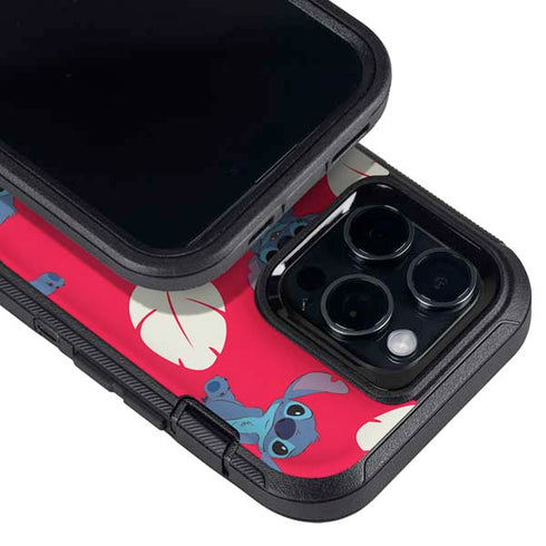 Disney Lilo and Stitch Character Pattern Otterbox Defender iPhone Skin