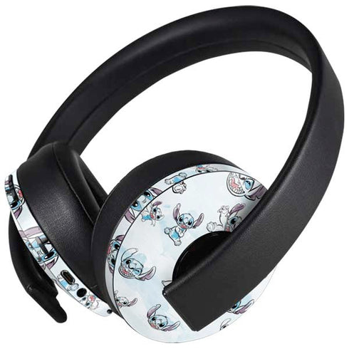 Disney Lilo and Stitch Pattern PlayStation 4 Gold Wireless Headset Skin