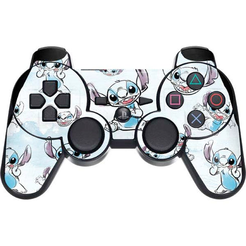 Disney Lilo and Stitch Pattern PS3 Dual Shock wireless controller Skin