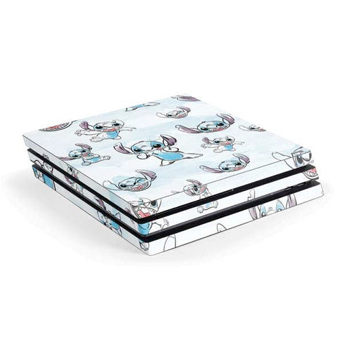 Disney Lilo and Stitch Pattern PS4 Pro Console Skin