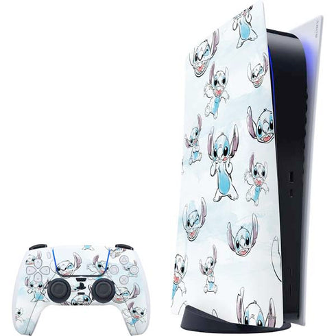 Disney Lilo and Stitch Pattern PlayStation PS5 Skins