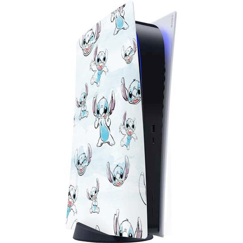 Disney Lilo and Stitch Pattern PS5 Digital Edition Console Skin