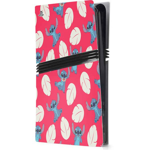 Disney Lilo and Stitch Character Pattern PS5 Pro Console Skin