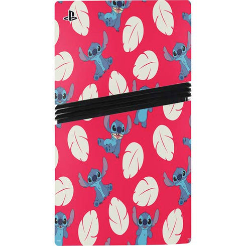 Disney Lilo and Stitch Character Pattern PS5 Pro Console Skin