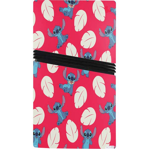Disney Lilo and Stitch Character Pattern PS5 Pro Console Skin