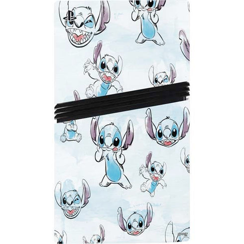 Disney Lilo and Stitch Pattern PS5 Pro Console Skin