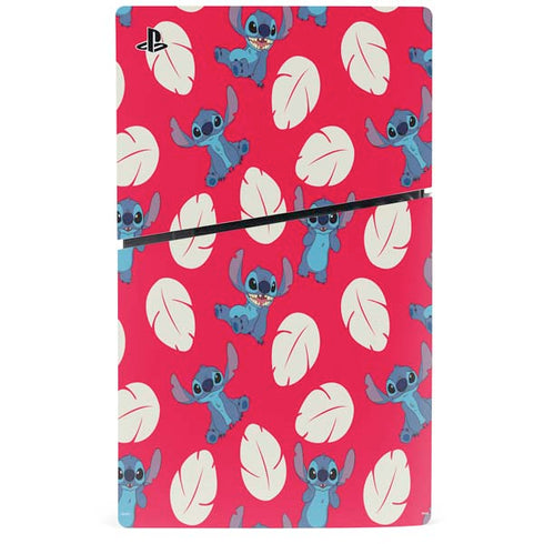Disney Lilo and Stitch Character Pattern PS5 Slim Digital Edition Console Skin