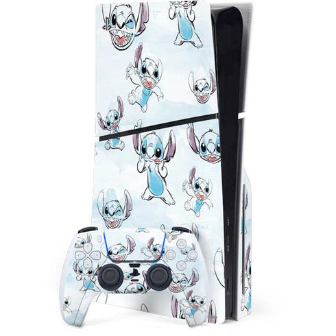 Disney Lilo and Stitch Pattern PlayStation PS5 Skins