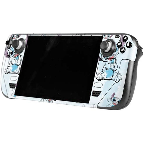 Disney Lilo and Stitch Pattern Steam Deck Handheld Gaming Computer OLED Skin
