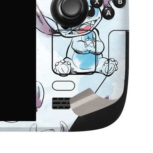 Disney Lilo and Stitch Pattern Steam Deck Handheld Gaming Computer OLED Skin