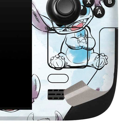 Disney Lilo and Stitch Pattern Steam Deck Handheld Gaming Computer Skin