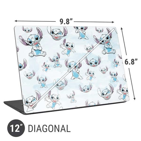 Disney Lilo and Stitch Pattern Universal Laptop 12in (9.8 x 6.8in) Skin