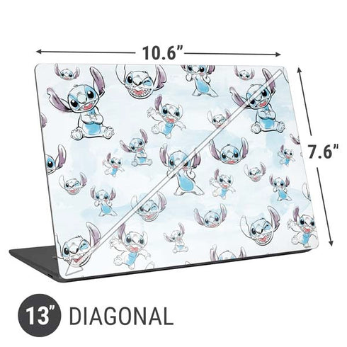 Disney Lilo and Stitch Pattern Universal Laptop 13in (10.6 x 7.6in) Skin