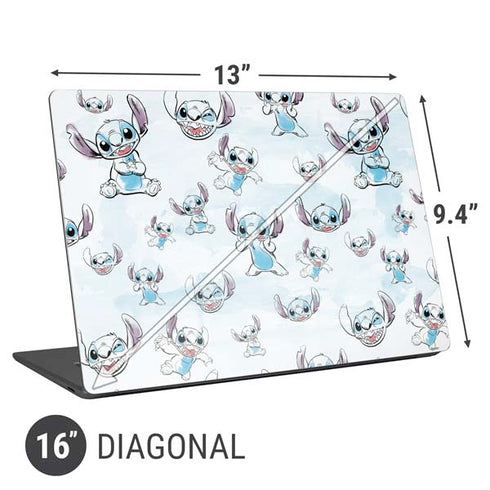 Disney Lilo and Stitch Pattern Universal Laptop 16in (13 x 9.4in) Skin